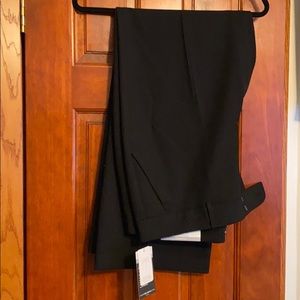 NWT solid black trouser pant